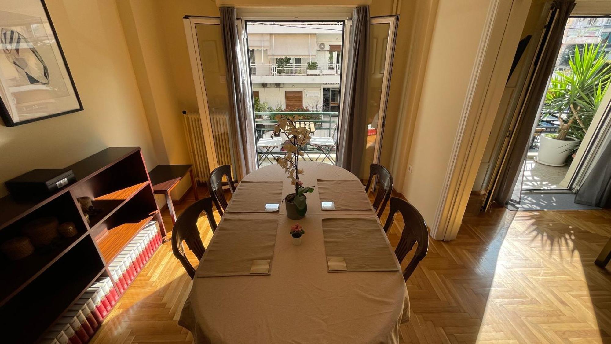 4 Newly Renovated Charming Apartments Steps From Panormou Metro Station Athen Zimmer foto