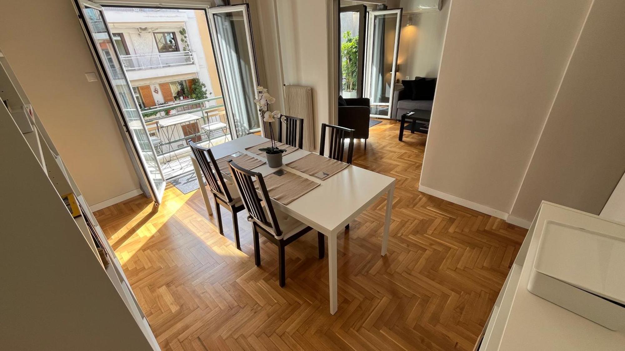 4 Newly Renovated Charming Apartments Steps From Panormou Metro Station Athen Zimmer foto